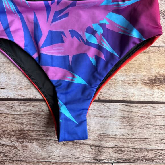 BFyne Swimsuit One Piece Amie XS Floral Halter Tropical Beach Vacation Travel - Picture 4 of 6